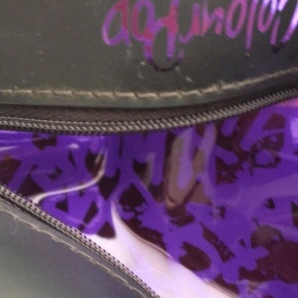 Colourpop x Shayla Makeup Bag Limited Edition purple zip mini tote cosmetic Case - Picture 8 of 12